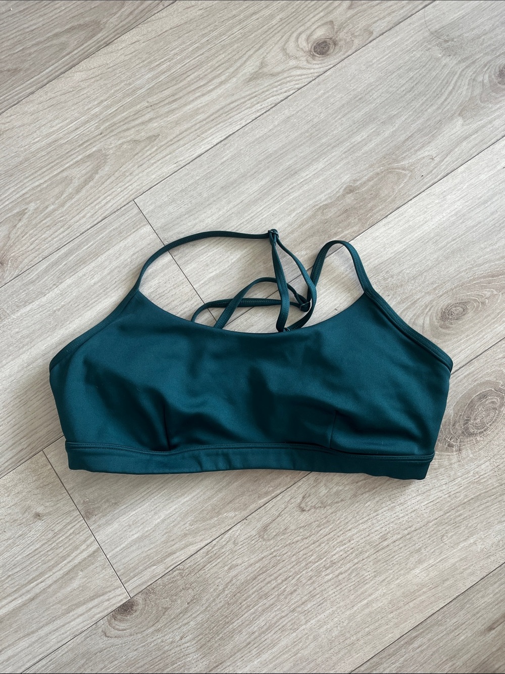 Alo Airlift Bra in Teal Size: Medium